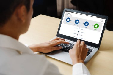 Ürün nakliyesi ve teslimatı için e-ticaret ve mod çevrimiçi iş izleme sistemi