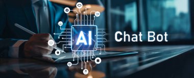 Yapay zeka mühendisliği, büyük veri ve yapay zeka makinesi kavramında yapay zeka beyin işlemcisiyle iş desteği için üretken yapay zeka kullanmayı öğrenen insan etkileşimi. EIDE