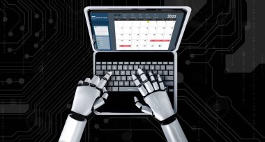 Kişisel düzenleyici ve çevrimiçi iş için mod zamanlama planlaması için bilgisayar yazılım uygulaması takvimiName