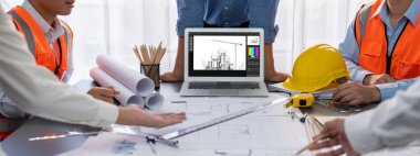 Mimari iş ve profesyonel tasarımcı için mimari tasarım canlı yazılım uygulaması