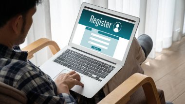 İnternet sitesinde mod form doldurmak için çevrimiçi kayıt formu