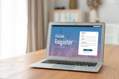 İnternet sitesinde mod form doldurmak için çevrimiçi kayıt formu