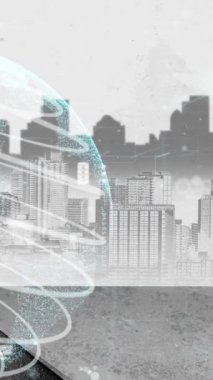 Şehir sivil planlama ve yaratıcı gayrimenkul geliştirme. Yaratıcı şehir binası tasarlamak için soyut şehir çizimine bakan mimar insanlar. Mimarlık hayali ve hırs konsepti.