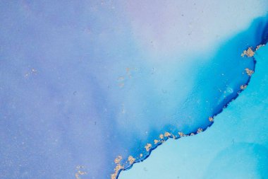 Mermer mürekkep soyut sanatının orijinal resmi. Örnek bir orjinal tablodan yüksek çözünürlüklü fotoğraf. Karargah kağıt dokusuna pürüzsüz mermer desen oluşturmak için soyut resim yapıldı.