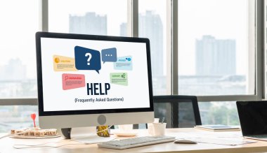 Help screen on the website provide answer to FAQ frequently asked question snugly with knowledge information and solution by customer support