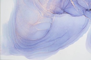 Mermer mürekkep soyut sanatının orijinal resmi. Örnek bir orjinal tablodan yüksek çözünürlüklü fotoğraf. Karargah kağıt dokusuna pürüzsüz mermer desen oluşturmak için soyut resim yapıldı.