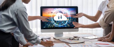 Hızlı uzak çalışma ve kişisel veri depolama için bulut hesaplama yazılımı