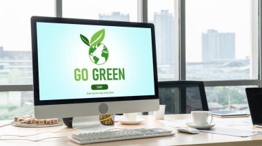Model şirket işleri için yeşil iş dönüşümü yeşil pazarlama stratejisine teşekkür etmek için