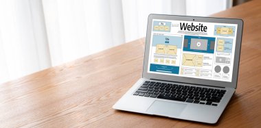 Web sitesi tasarım yazılımı çevrimiçi perakende ticaret ve e-ticaret için rahat bir şablon sağlar