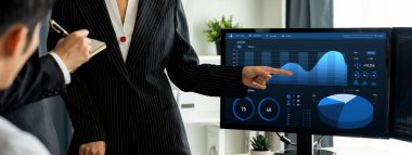 İş veri paneli pazarlama stratejisi planlaması için canlı iş zekası analizi sağlar