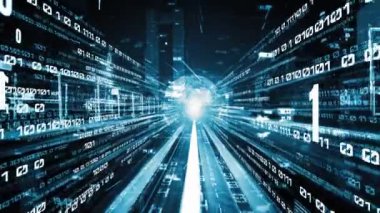 Yazılım geliştirme, uygulama programlama kodu ve gizli bilgisayar kodlaması. Yeni bilgi çağındaki küresel eğilimleri değiştiren akıllı dijital dönüşüm ve teknoloji bozulması kavramı .