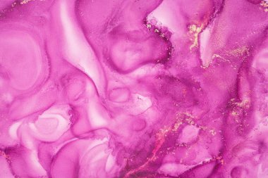 Mermer mürekkep soyut sanatının orijinal resmi. Örnek bir orjinal tablodan yüksek çözünürlüklü fotoğraf. Karargah kağıt dokusuna pürüzsüz mermer desen oluşturmak için soyut resim yapıldı.