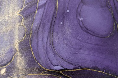 Mermer mürekkep soyut sanatının orijinal resmi. Örnek bir orjinal tablodan yüksek çözünürlüklü fotoğraf. Karargah kağıt dokusuna pürüzsüz mermer desen oluşturmak için soyut resim yapıldı.