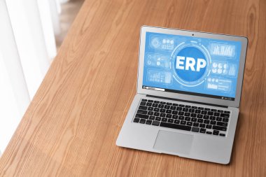 Pazarlama stratejisini planlamak için modern iş için ERP girişimi kaynak planlama yazılımı