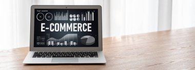 E-ticaret veri yazılımı çevrimiçi perakende şirketine satış analizi için mod gösterge tablosu sağlar