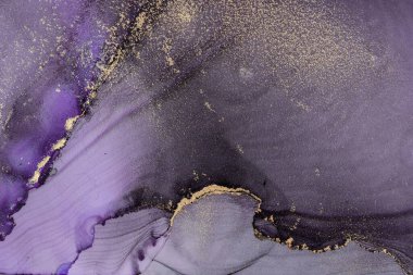 Mermer mürekkep soyut sanatının orijinal resmi. Örnek bir orjinal tablodan yüksek çözünürlüklü fotoğraf. Karargah kağıt dokusuna pürüzsüz mermer desen oluşturmak için soyut resim yapıldı.