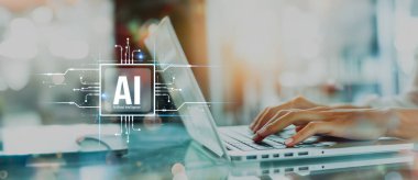 Yapay zeka mühendisliği, büyük veri ve yapay zeka makinesi kavramında yapay zeka beyin işlemcisiyle iş desteği için üretken yapay zeka kullanmayı öğrenen insan etkileşimi. EIDE