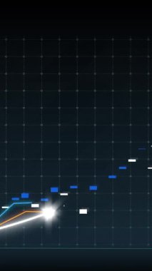 İma edici grafik grafiğindeki iş büyümesi konsepti pazarlama satışlarının gelecekteki hedefe arttığını gösteriyor. Şirket işlerinin yükselmesi için mükemmel bir mali durum. Finans ve para 3B oluşturma .
