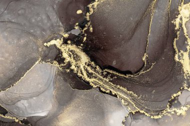 Mermer mürekkep soyut sanatının orijinal resmi. Örnek bir orjinal tablodan yüksek çözünürlüklü fotoğraf. Karargah kağıt dokusuna pürüzsüz mermer desen oluşturmak için soyut resim yapıldı.
