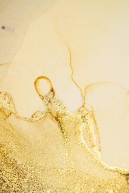 Mermer mürekkep soyut sanatının orijinal resmi. Örnek bir orjinal tablodan yüksek çözünürlüklü fotoğraf. Karargah kağıt dokusuna pürüzsüz mermer desen oluşturmak için soyut resim yapıldı.