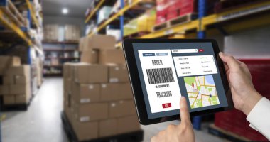 Ürün nakliyesi ve teslimatı için e-ticaret ve mod çevrimiçi iş izleme sistemi