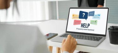 Help screen on the website provide answer to FAQ frequently asked question snugly with knowledge information and solution by customer support