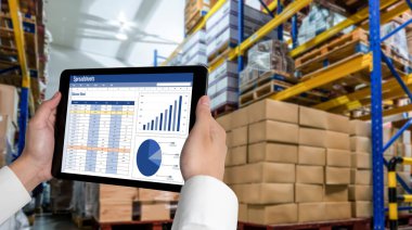 Spreadsheet document information financial startup concept. data and graphs in spreadsheet documents for online analysis project dashboard accounting digital snugly