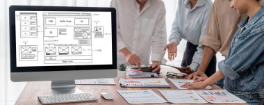 Web sitesi tasarım yazılımı çevrimiçi perakende ticaret ve e-ticaret için canlı şablon sağlıyor