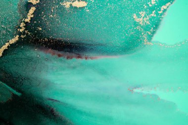 Mermer mürekkep soyut sanatının orijinal resmi. Örnek bir orjinal tablodan yüksek çözünürlüklü fotoğraf. Karargah kağıt dokusuna pürüzsüz mermer desen oluşturmak için soyut resim yapıldı.