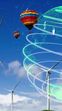 Çevre koruma teknolojisi ve yenilenebilir doğal kaynaklardan gelen temiz enerji ve güçle küresel sürdürülebilir ESG 'ye yaklaşmak