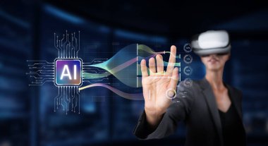 Yenilikçi pazarlama ve kişisel asistanlar için üretken yapay zeka ve veri analizlerinin entegrasyonunu gösteren sanal gerçeklik teknolojisiyle ilgilenen bir profesyonel. XDMCP