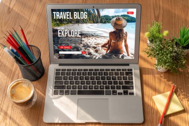 Online travel blog website provide travel tips and information on social media snugly where people can post, write and react to travel application