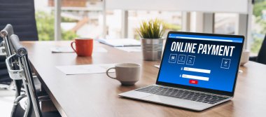 İnternet üzerinden modem para transferi için çevrimiçi ödeme platformu