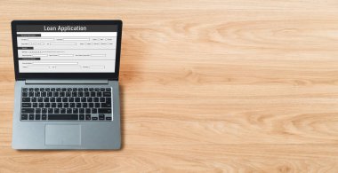 İnternet ağındaki mod dijital bilgi toplama için çevrimiçi kredi başvuru formu