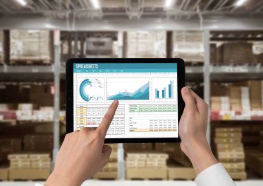 Spreadsheet document information financial startup concept. data and graphs in spreadsheet documents for online analysis project dashboard accounting digital snugly