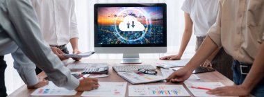 Hızlı uzak çalışma ve kişisel veri depolama için bulut hesaplama yazılımı