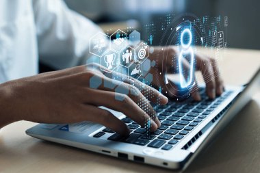 İnsan kaynakları ve dijital çevrimiçi eleman alımı, doğru çalışan adayı EIDE 'yi bulmak için ekip oluşturma süreci