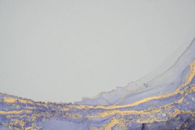 Mermer mürekkep soyut sanatının orijinal resmi. Örnek bir orjinal tablodan yüksek çözünürlüklü fotoğraf. Karargah kağıt dokusuna pürüzsüz mermer desen oluşturmak için soyut resim yapıldı.