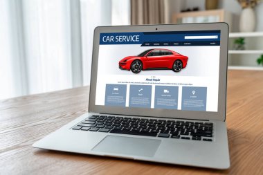 Car service website for online booking repair automobile garage technology snugly