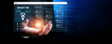 Akıllı İnsan Kaynakları teknolojisini gözler önüne seren, insan kaynakları için dijital arayüzü tutan, yenilik ve iş çözümlerini vurgulayan modern bir kavram. XDMCP