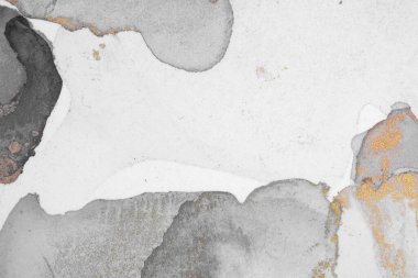 Mermer mürekkep soyut sanatının orijinal resmi. Örnek bir orjinal tablodan yüksek çözünürlüklü fotoğraf. Karargah kağıt dokusuna pürüzsüz mermer desen oluşturmak için soyut resim yapıldı.