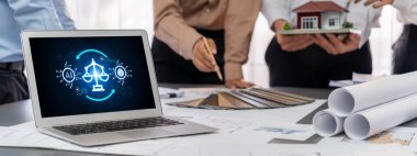 Yapay zeka etik standart hukuk ve bilgisayar ekranındaki kurallar yapay zeka etik şeffaflığının teknoloji suçunu önlediğine dair rapor sunuyor. canlı