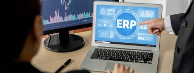 Pazarlama stratejisini planlamak için ERP girişimi kaynak planlama yazılımı