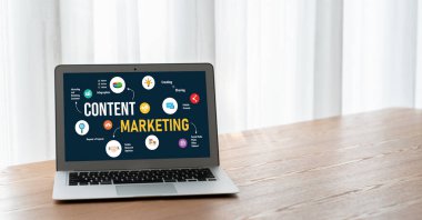 Mod çevrimiçi iş ve e-ticaret pazarlama stratejisi için içerik pazarlaması