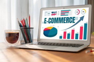 E-ticaret veri yazılımı çevrimiçi perakende şirketine satış analizi için mod gösterge tablosu sağlar