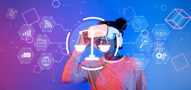 Düşünceli bir birey, dijital hukukta yapay zeka ve etik yönetim arasındaki karmaşık ilişkiyi inceleyerek uyum ve güvenliğin önemini vurguluyor. XDMCP