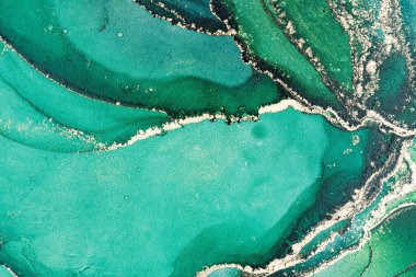 Mermer mürekkep soyut sanatının orijinal resmi. Örnek bir orjinal tablodan yüksek çözünürlüklü fotoğraf. Karargah kağıt dokusuna pürüzsüz mermer desen oluşturmak için soyut resim yapıldı.