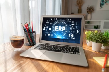 Pazarlama stratejisini planlamak için modern iş için ERP girişimi kaynak planlama yazılımı