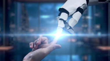 Bir robotik el dijital bir küreyle etkileşime girer ve birbirine bağlı dünyamızdaki insan ve teknolojinin karışımını sembolize eder. Video, yenilik ve işbirliği temaları taşıyor. Auvana