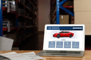 Car service website for online booking repair automobile garage technology snugly